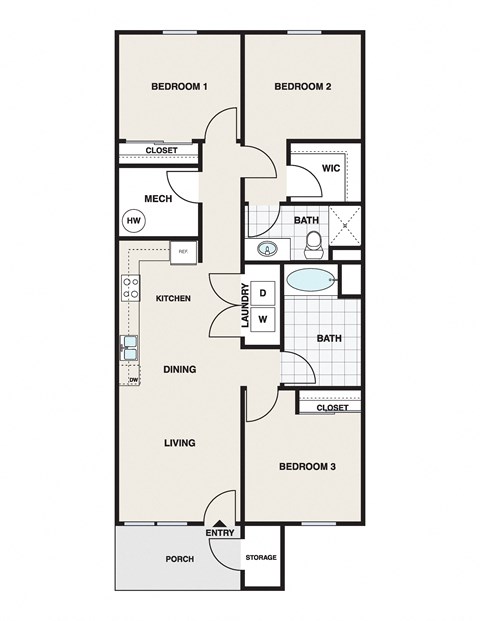 a floor plan of a bedroom floor plan with a bedroom and a living room